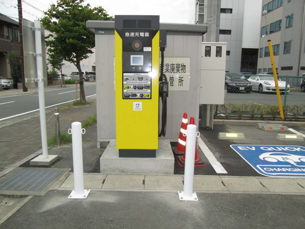 静岡県S様急速充電器設置工事　ａｆｔｅｒ